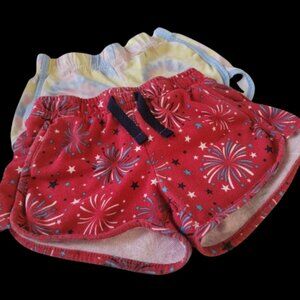 wonder nation dolphin shorts set of 2 Celebration and Tie Die Small 6-6x